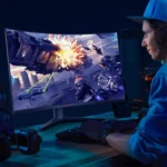 Ultra Wide Curved Monitor 170Hz Refresh Rate Display Frameless Monitor