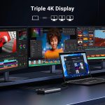 UGREEN 35625 8 in 1 USB-C Multifunctional Docking Station with Triple Display Support - Image 3
