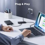 UGREEN 55334 5-in-1 Type-C to 4xType-C 3.2 Gen2 10Gbps with PD Hub Adapter - Image 3