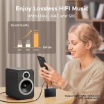 UGREEN 55545 Bluetooth 6.0 LDAC Hi-Res Audio with 15H Playtime and Dual Pairing Wireless Audio Adapter for Speakers/Home Stereo - Image 3