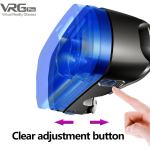 VRG VR Virtual Reality Box for Smartphones with Built-in Headphones - Image 3