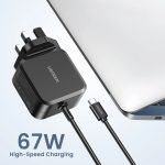 UGREEN 35063 x377 67W Type-C Laptop Power Adapter with Changeable 3xDC Laptop Power Adapters for Lenovo/HP/Acer Laptops - Image 2