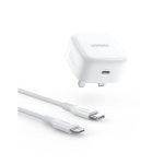 UGREEN 70297 20W Type-C PD UK 3 Pin Fast Charger with USB-C to Lightning Cable