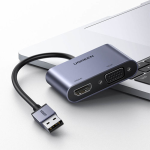 UGREEN 20518 USB 3.0 to HDMI and VGA Converter - Image 3