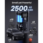 UGREEN 15951 Portable Tire Inflator Pump - Image 3