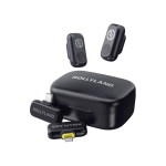 Hollyland Lark A1 Wireless Lavalier Microphone Combo with USB-C and Lightning Connectors