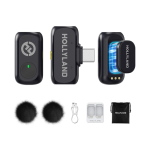 Hollyland Lark A1 Wireless Lavalier Microphone Combo with USB-C and Lightning Connectors - Image 2