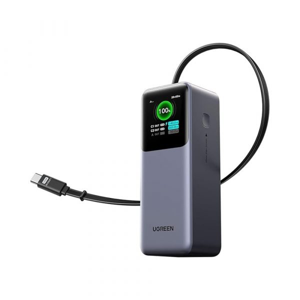 ugreen-95670b-165w-20000mah-laptop-charging-power-bank-with-built-in-retractable-cable